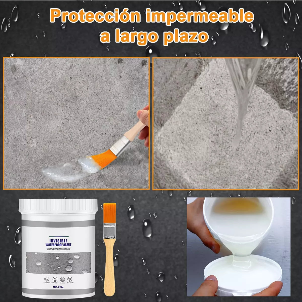 Sellador impermeable invisible (350 g) – Anti Filtraciones