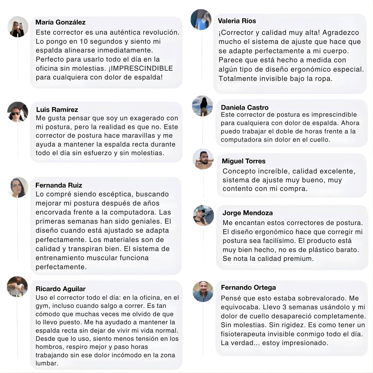 Corrector de Postura al instante