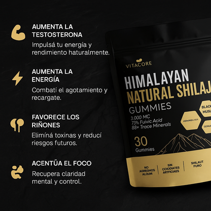 Gomitas de Shilajit – Más energía, mejor ánimo y rendimiento